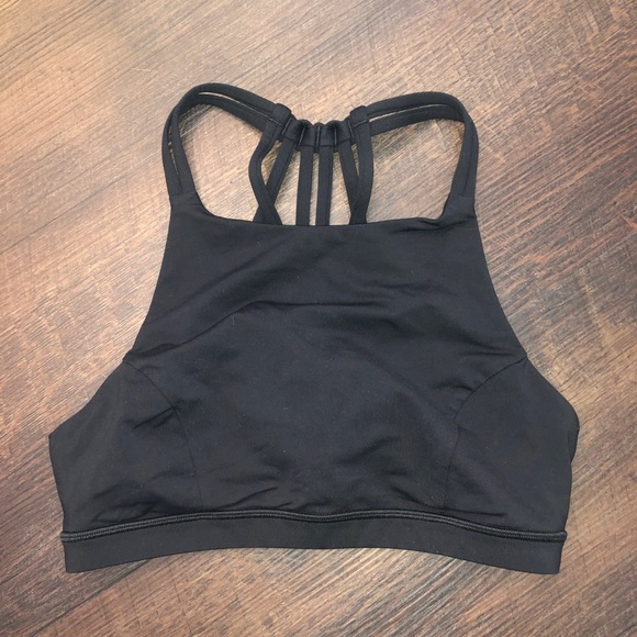 NEW LULULEMON HIGH NECK CROSS BACK BRA SIZE 6 - Picture 1 of 4